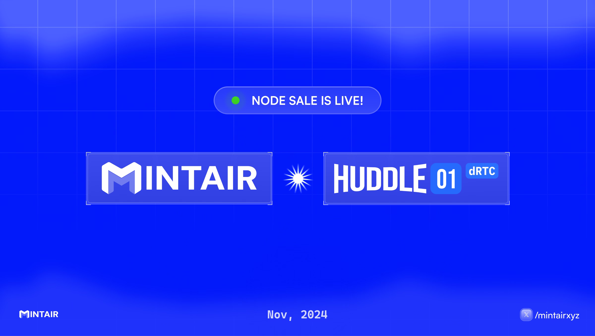 Huddle Node Sale Live