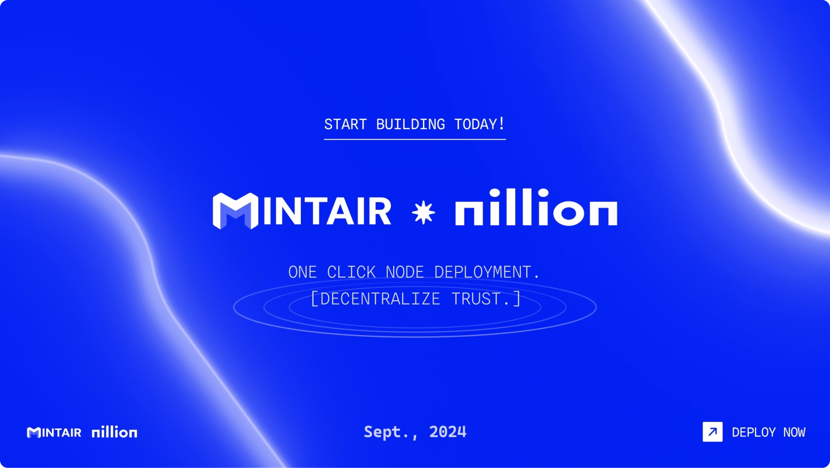 Mintair nillion node deployment