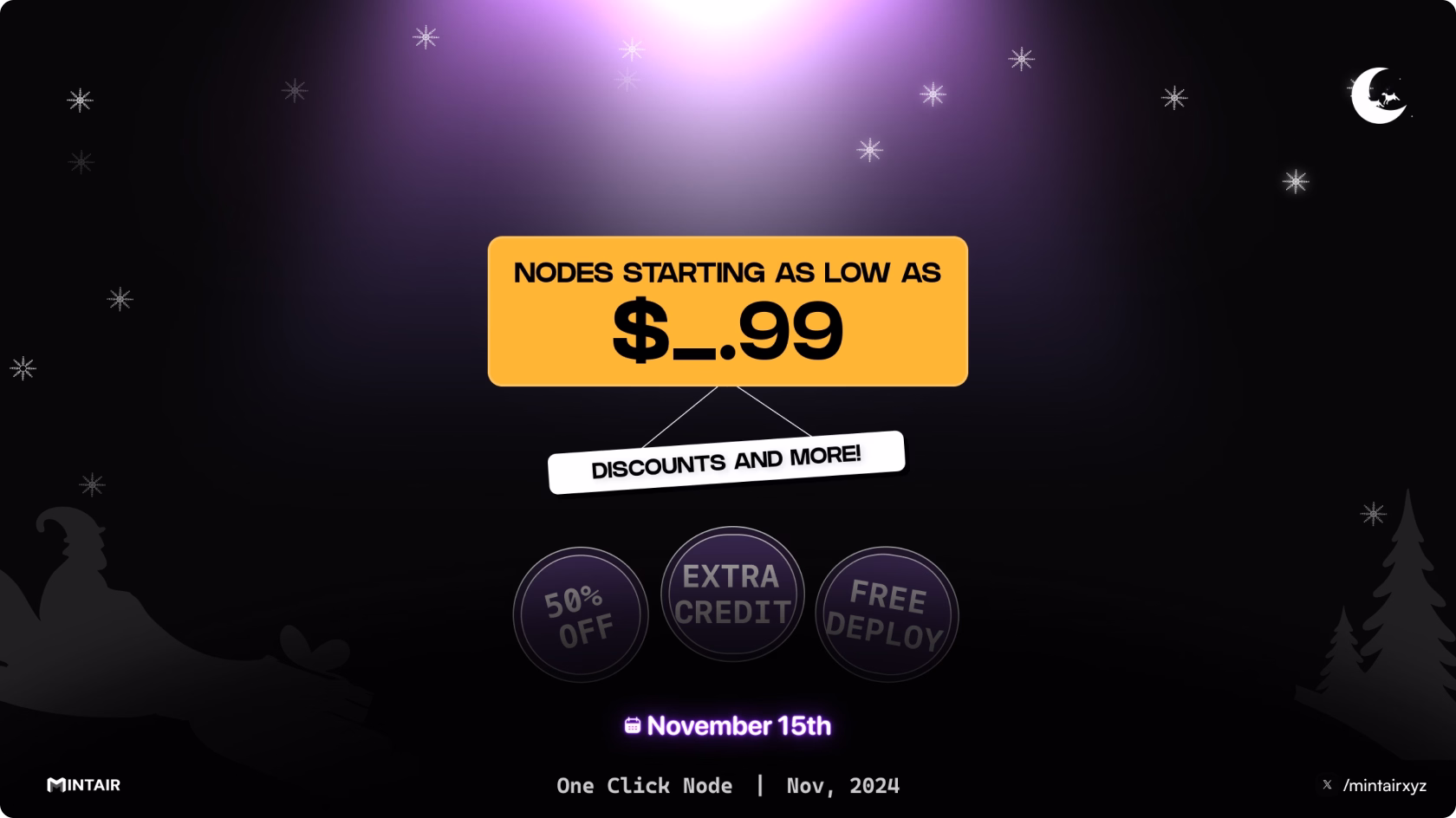 Mintair node sale pricing
